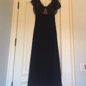 Black evening dress